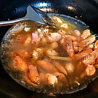 白菜炖大虾的做法图解4