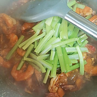 #暖冬酱在手，嗨吃部队锅#韩式辣酱开背大虾的做法图解8