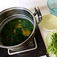 菠菜面（不用榨汁机）的做法图解1