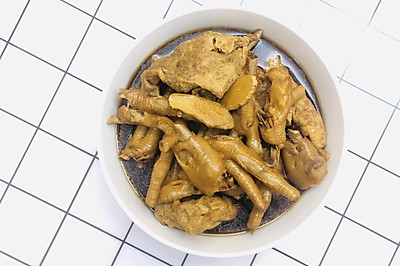鸡爪焖油豆腐