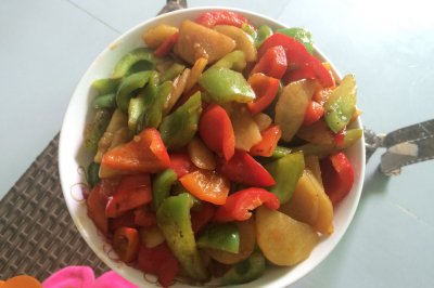 土豆片彩椒