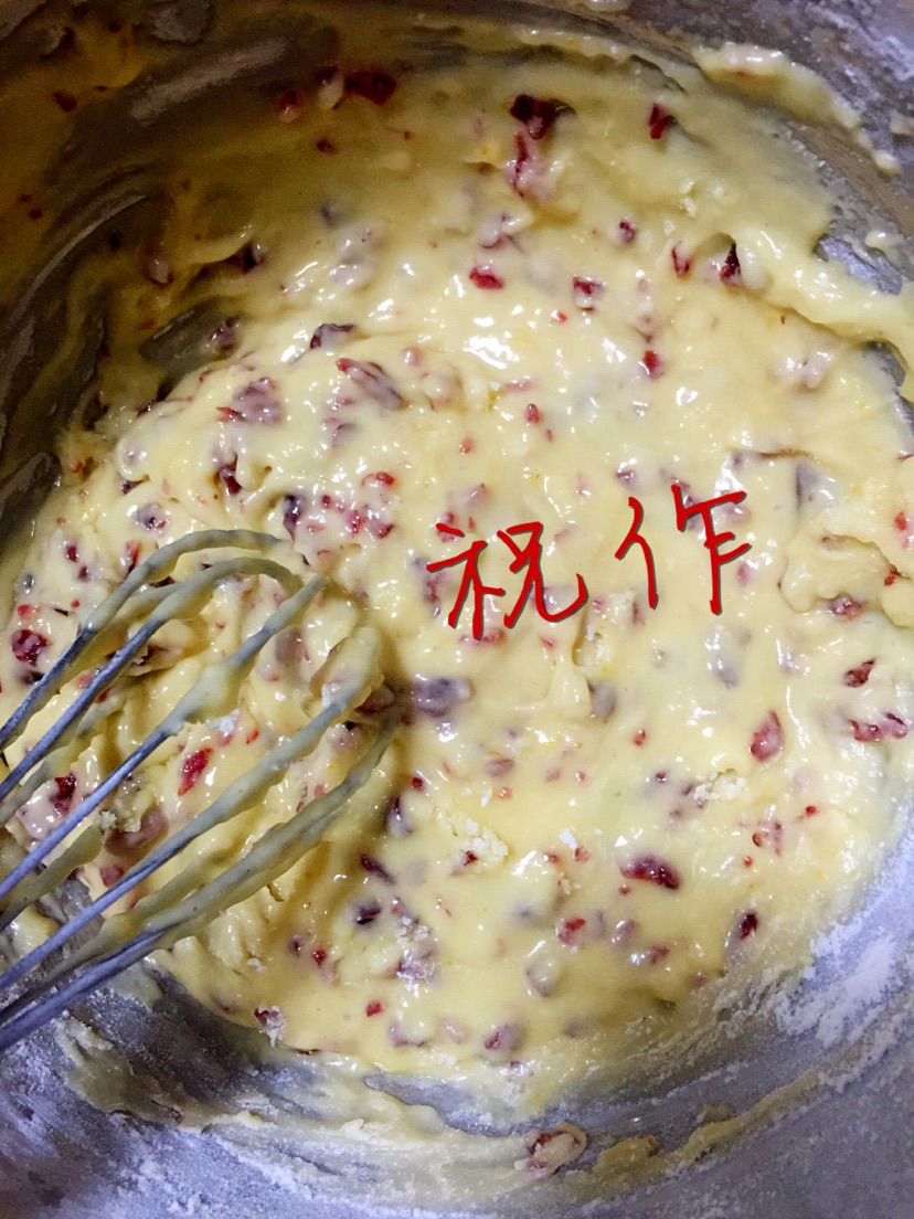 蔓越梅玛德琳的做法图解5
