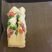 杂蔬火腿芝士面包（液种法）的做法图解12