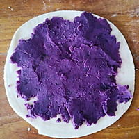 奶香味十足// 酥软紫薯饼的做法图解11