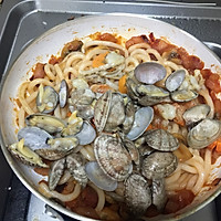 至尊海鲜乌冬面#优思明520  我爱0距离#的做法图解10