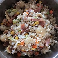 鲜虾培根芝士焗饭的做法图解11