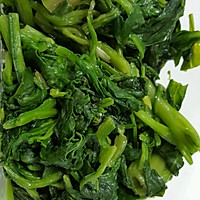 低卡瘦身餐——清炒菠菜的做法图解1