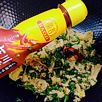 #龙年好运来 乐享豪吉味#川香鸡蛋炒苦苣菜的做法图解11