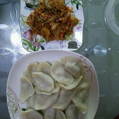 角瓜鸡蛋饺子