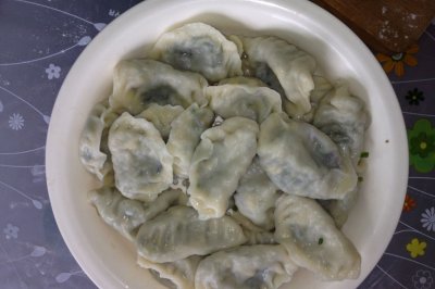 韭苔鸡蛋饺子