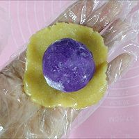 广式紫薯月饼#手做月饼#的做法图解4