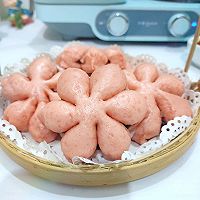 粉色记忆【豆沙馒头】的做法图解9