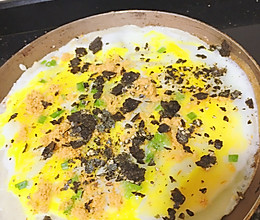 肉松海苔鸡蛋饼的做法