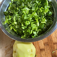 营养美味素菜小白菜炒土豆泥的做法图解1