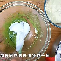 双色斑马纹戚风蛋糕，简单易学又好吃，软绵绵甜蜜蜜的美食。的做法图解11