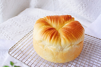 蜜豆毛线球面包