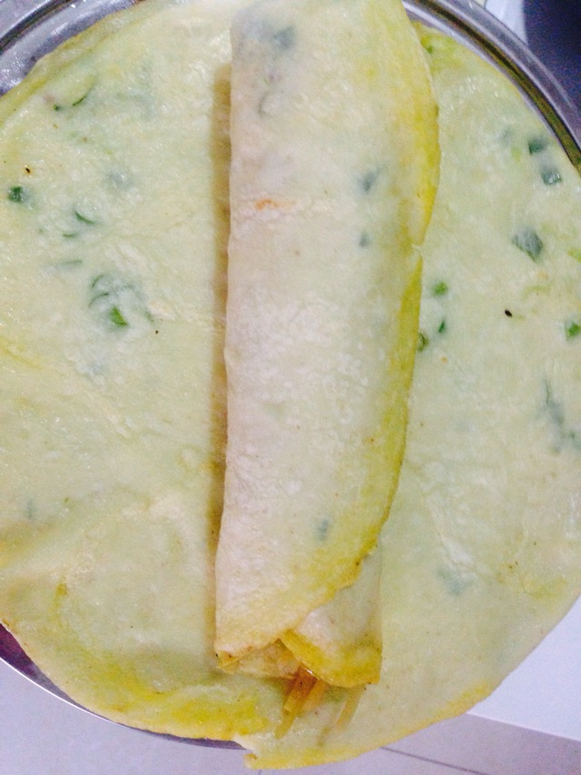 煎饼卷菜的做法图解6