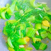 鸡汁清炒芥菜的做法图解6