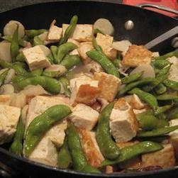 蔬菜焖豆腐