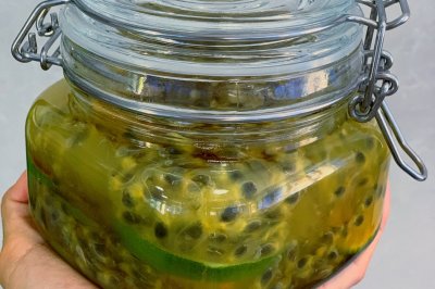 夏日美白清爽柠檬百香果蜜