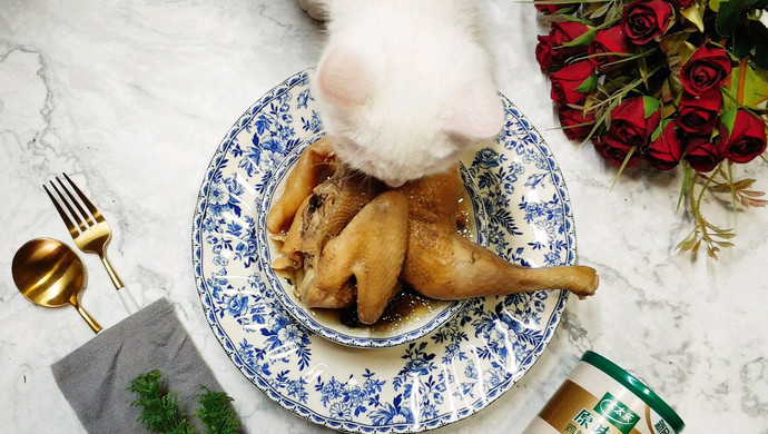 花胶冬菇羊肚菌老鸡汤