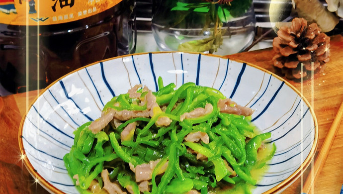 青椒炒肉丝