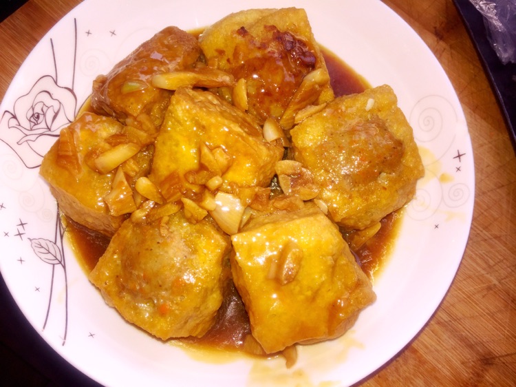 红烧香菇肉酿豆泡的做法图解4