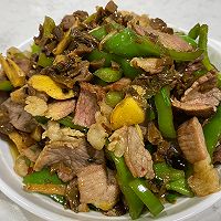 香炒腊肉的做法图解5