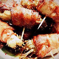 培根卷金针菇的做法图解5