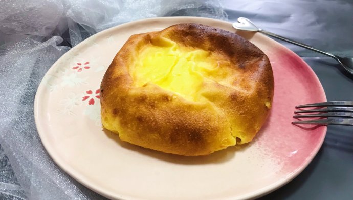 爆浆芝士酸奶塔+杂粮牛奶