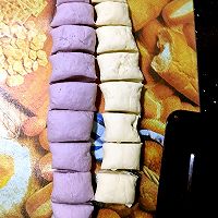 双色玫瑰花馒头的做法图解4