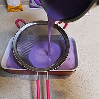 紫薯牛奶布丁的做法图解5