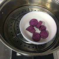 宝宝紫薯核桃糊的做法图解3
