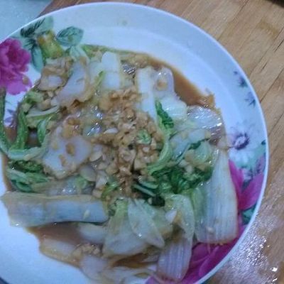 减肥餐-手撕蚝油蒜末白菜