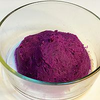 绵密香浓紫薯奶酪包的做法图解5