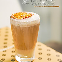 #安佳食力召集，力挺新一年#香橙拿铁咖啡（水牛奶卡布奇诺）的做法图解3