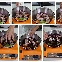 红酒牛肉---自动烹饪锅版菜的做法图解3