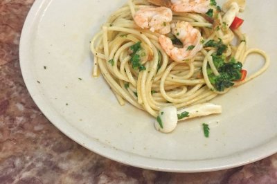 Garlic spaghetti超級簡單又好味的家庭意麵