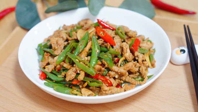 青椒炒肉丝