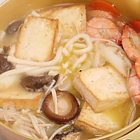 #美食视频挑战赛#至尊鲍汁海鲜寿喜锅的做法图解20