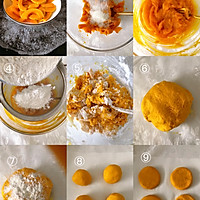 巨简单的脆皮糯米南瓜饼，低脂软糯的做法图解3