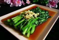 白灼菜心的做法