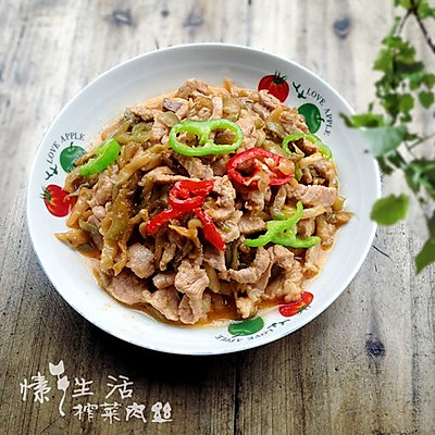 家常菜：榨菜肉丝