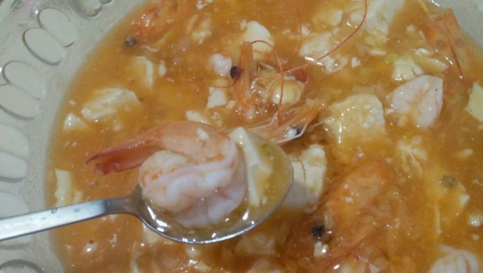 鲜虾豆腐羹