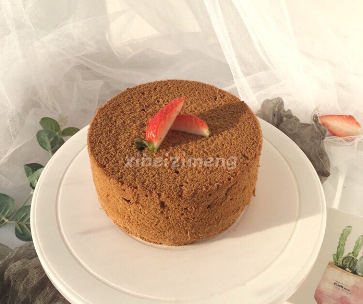 蓬松不塌陷，巧克力戚风蛋糕的做法