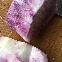 #糖小朵甜蜜控糖秘籍#低卡蔓越莓紫山药糕的做法图解2