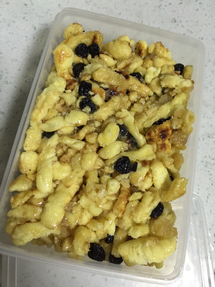 自制黑加仑沙琪玛的做法图解9