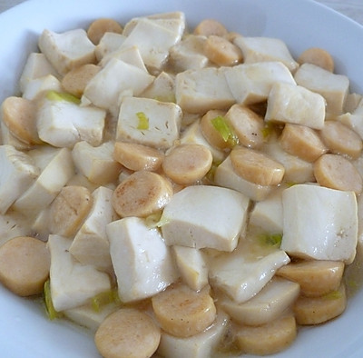 豆腐炖香肠
