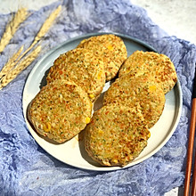 减脂鸡胸蔬菜饼