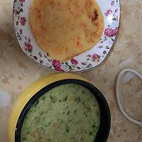虾肉胡萝卜和菠菜饼的做法图解4
